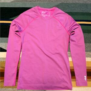 Figs Pink and Purple Striped Seamless Top, Salta Underscrub